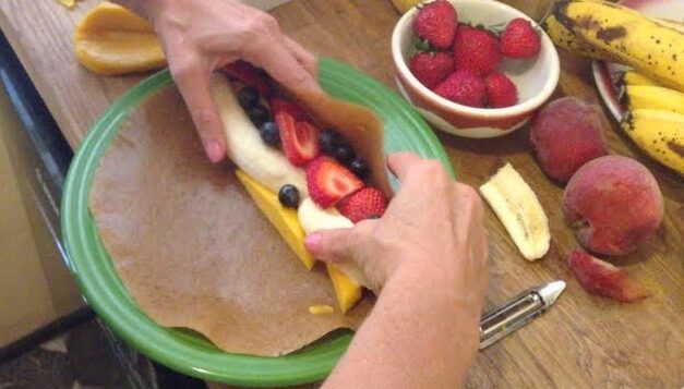 100% Fruit Raw Vegan Burrito Recipe Demo