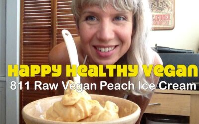 Raw Vegan Peach Ice Cream Recipe