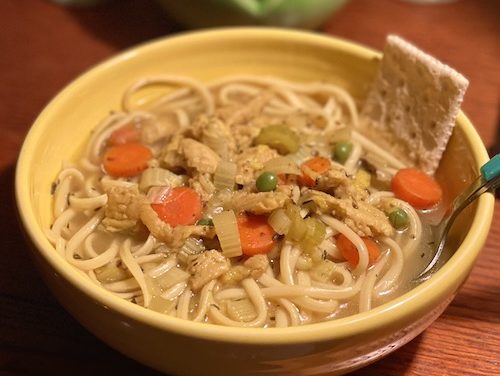 Not Chicken Noodle Soup [Oil Free Vegan Recipe]